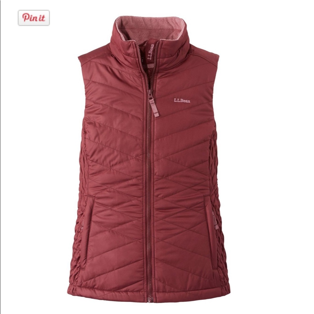 L.L. Bean Fleece-Lined Vest - women petite x-small